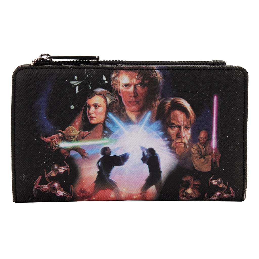 Star Wars Loungefly Prequel Trilogy Triple Pocket Mini Backpack