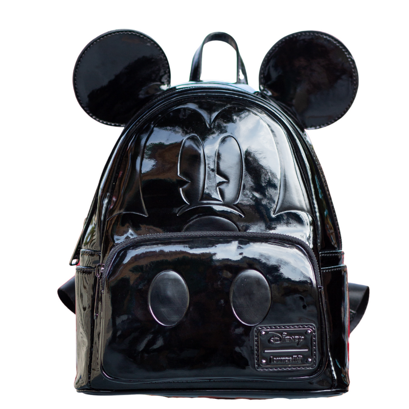 LOUNGEFLY DISNEY MICKEY MOUSE BLACKOUT COSPLAY MINI BACKPACK COLLECTORS OUTLET EXCLUSIVE