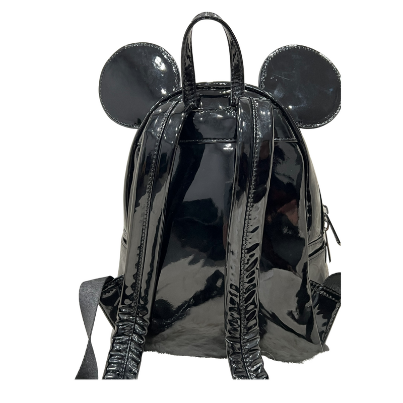 LOUNGEFLY DISNEY MICKEY MOUSE BLACKOUT COSPLAY MINI BACKPACK COLLECTORS OUTLET EXCLUSIVE