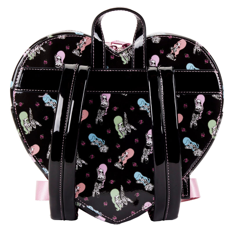 ella heart mini backpack LOUNGEFLY Valfré Lucy Tattoo Heart Mini Backpack – Collectors Outlet llc