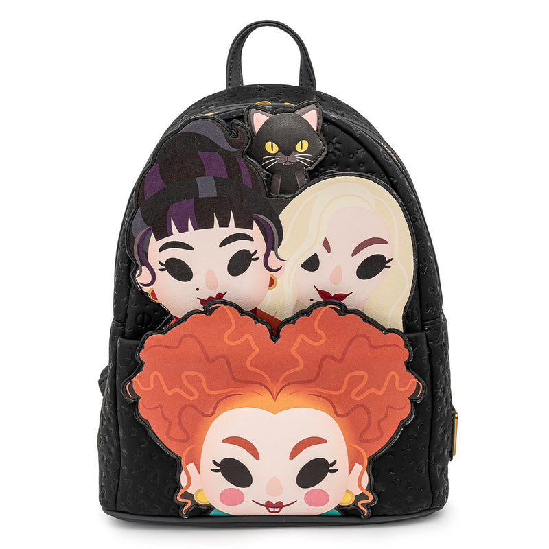 LOUNGEFLY DISNEY HOCUS POCUS SANDERSON SISTERS MINI BACKPACK IN STOCK NOW!