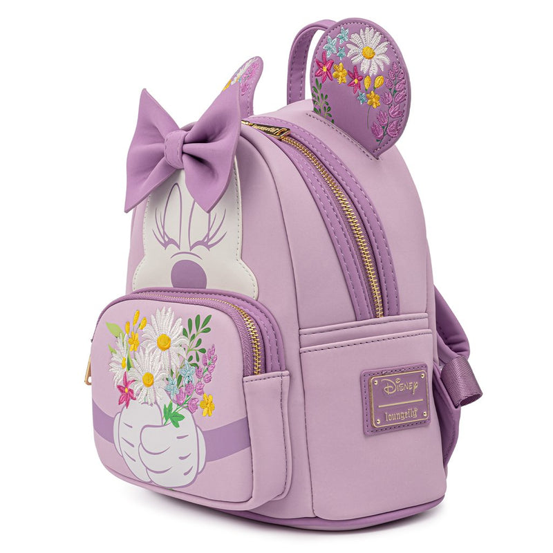 LOUNGEFLY DISNEY MINNIE MOUSE FLORAL MINI BACKPACK