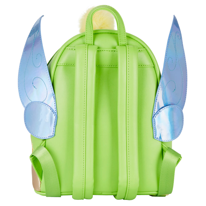 LOUNGEFLY DISNEY TINKERBELL W/ IRIDESCENT WINGS MINI BACKPACK COLLECTORS OUTLET EXCLUSIVE