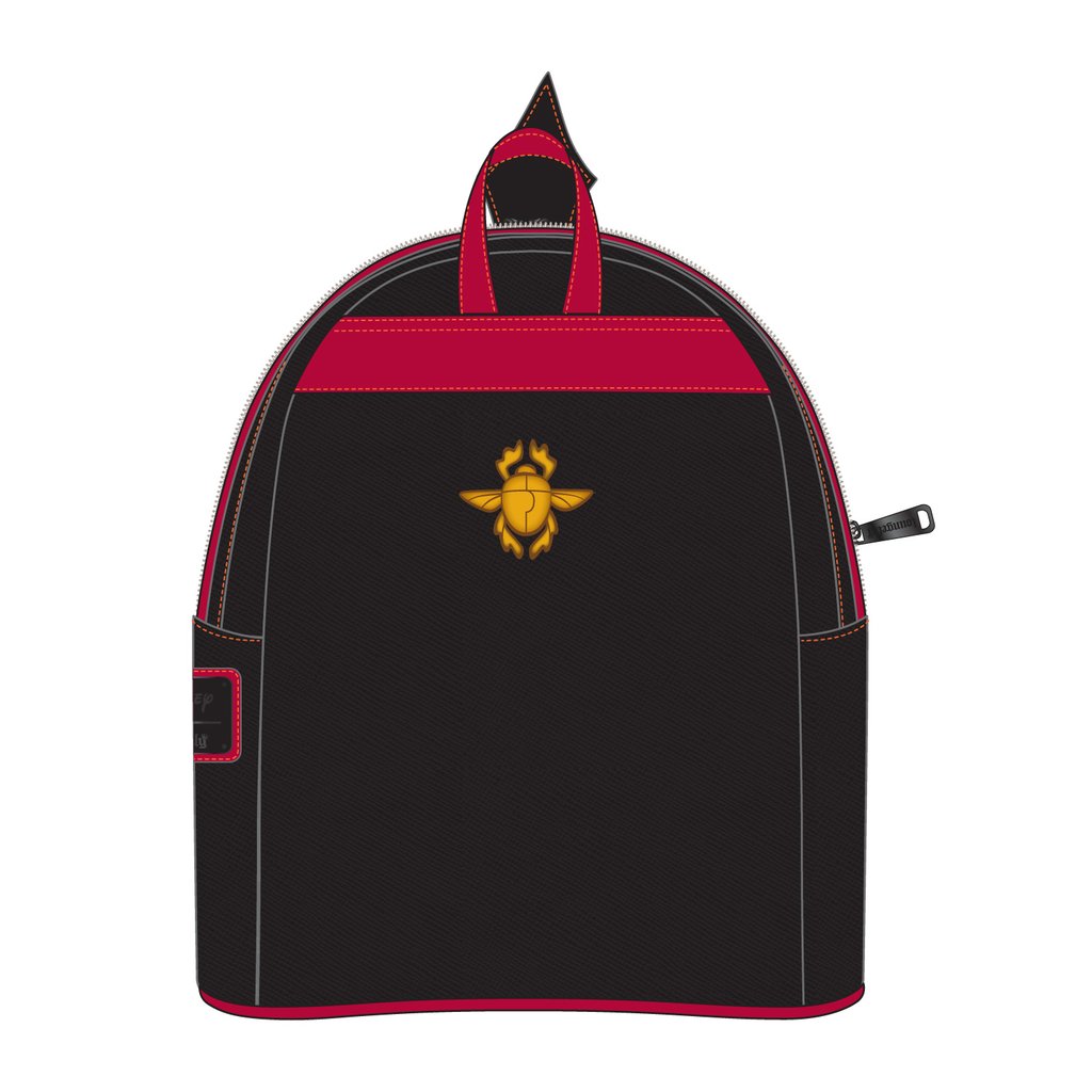 LOUNGEFLY DISNEY ALADDIN JAFAR VILLAINS SCENE MINI BACKPACK 