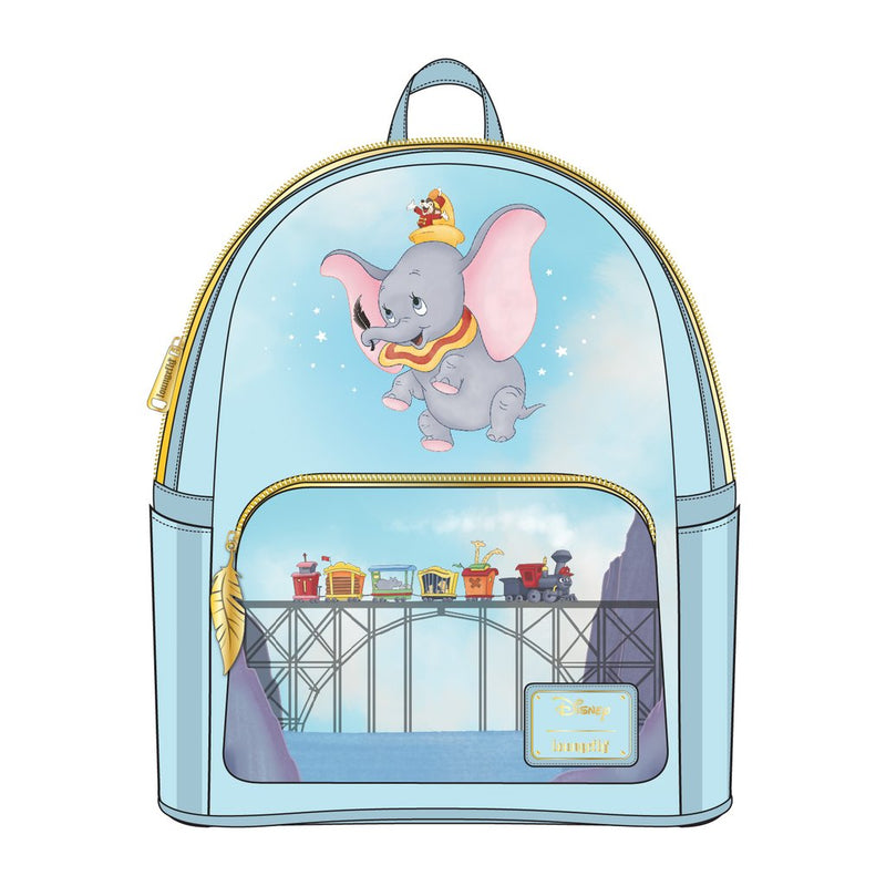 LOUNGEFLY DISNEY DUMBO 80TH ANNIVERSARY JUST FLY MINI BACKPACK
