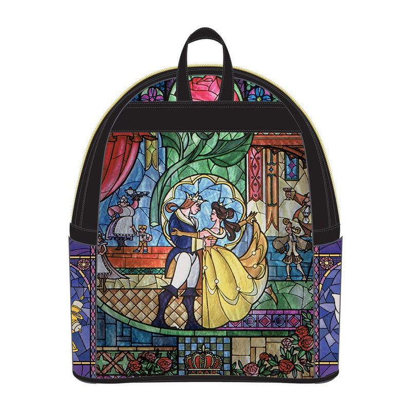LOUNGEFLY DISNEY BEAUTY AND THE BEAST BELLE CASTLE MINI BACKPACK