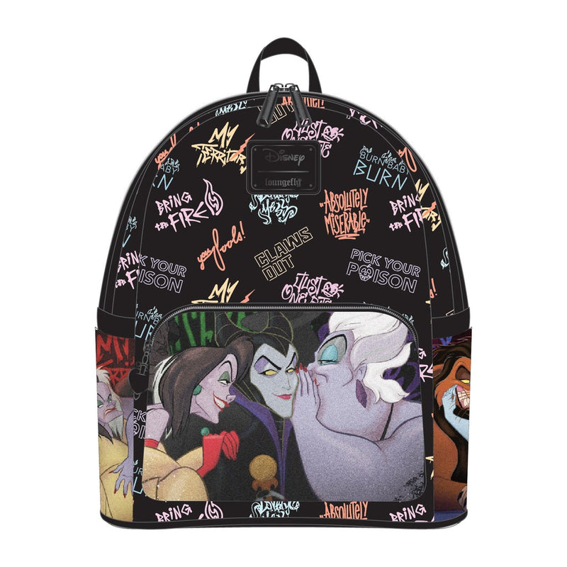 LOUNGEFLY DISNEY Villains Club Mini Backpack
