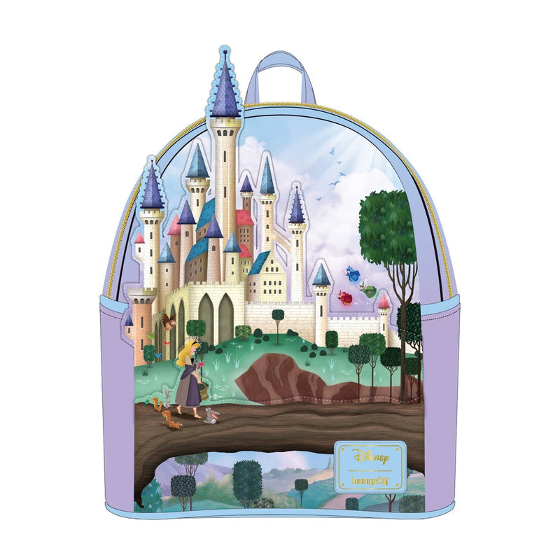 LOUNGEFLY DISNEY SLEEPING BEAUTY CASTLE MINI BACKPACK – Collectors Outlet  llc