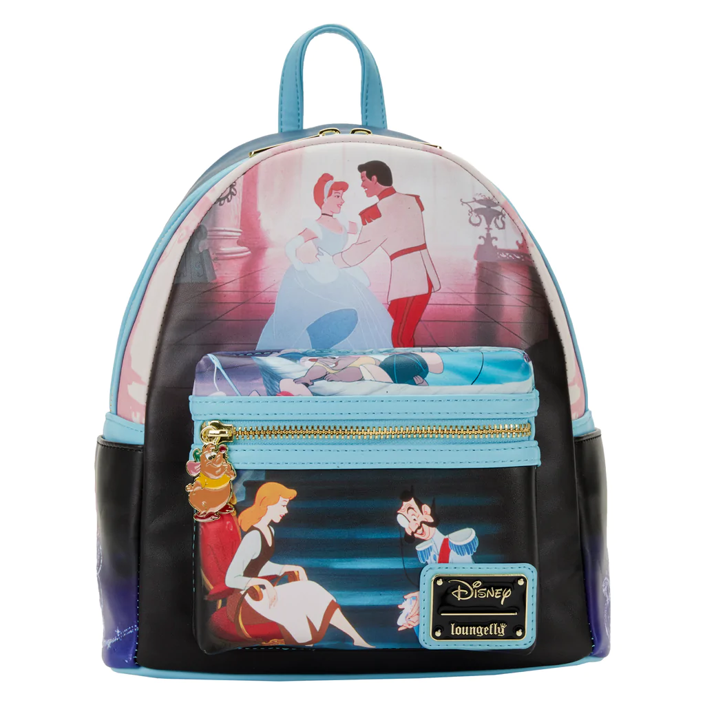 LOUNGEFLY Disney Cinderella Princess Scenes Mini Backpack  display picture 3