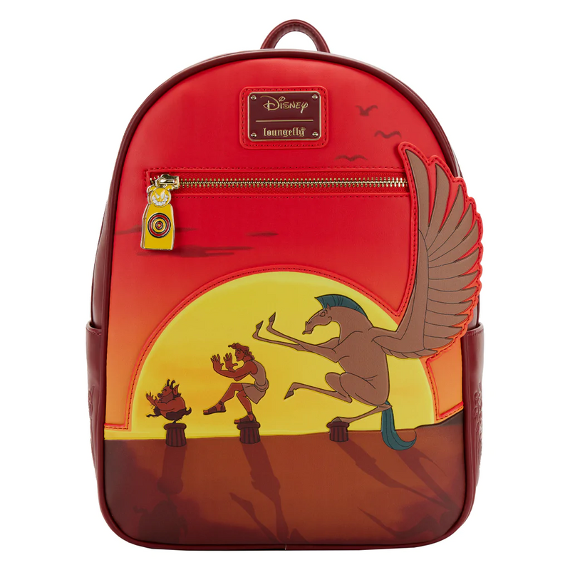 LOUNGEFLY DISNEY Hercules 25th Anniversary Sunset Mini Backpack