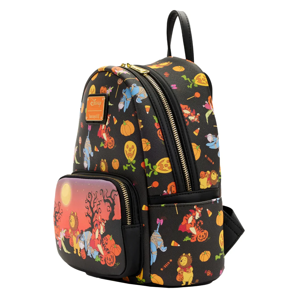 LOUNGEFLY Disney Winnie The Pooh Halloween Group Mini  display picture 2