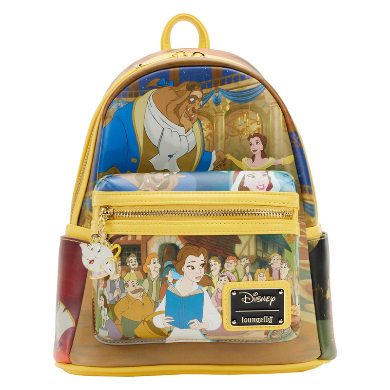 LOUNGEFLY Disney Beauty and the Beast Princess Scenes Mini Backpack PRE ORDER LATE SEPT