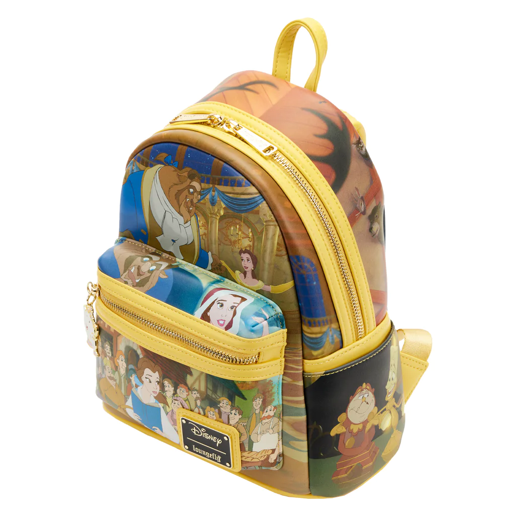 LOUNGEFLY Disney Beauty and the Beast Princess Scenes Mini Backpack PRE ORDER LATE SEPT