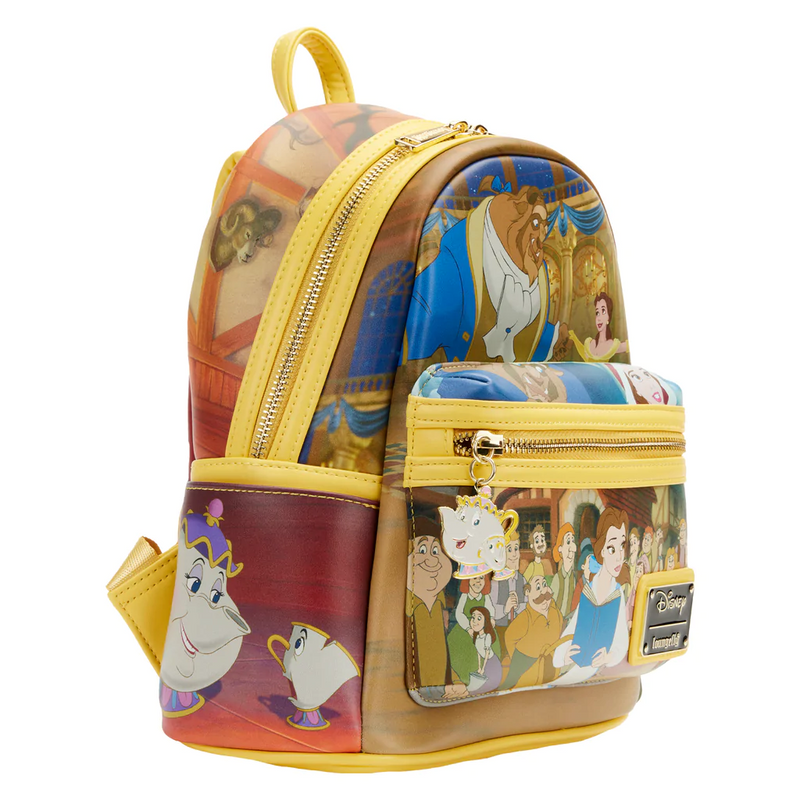 LOUNGEFLY Disney Beauty and the Beast Princess Scenes Mini Backpack PRE ORDER LATE SEPT
