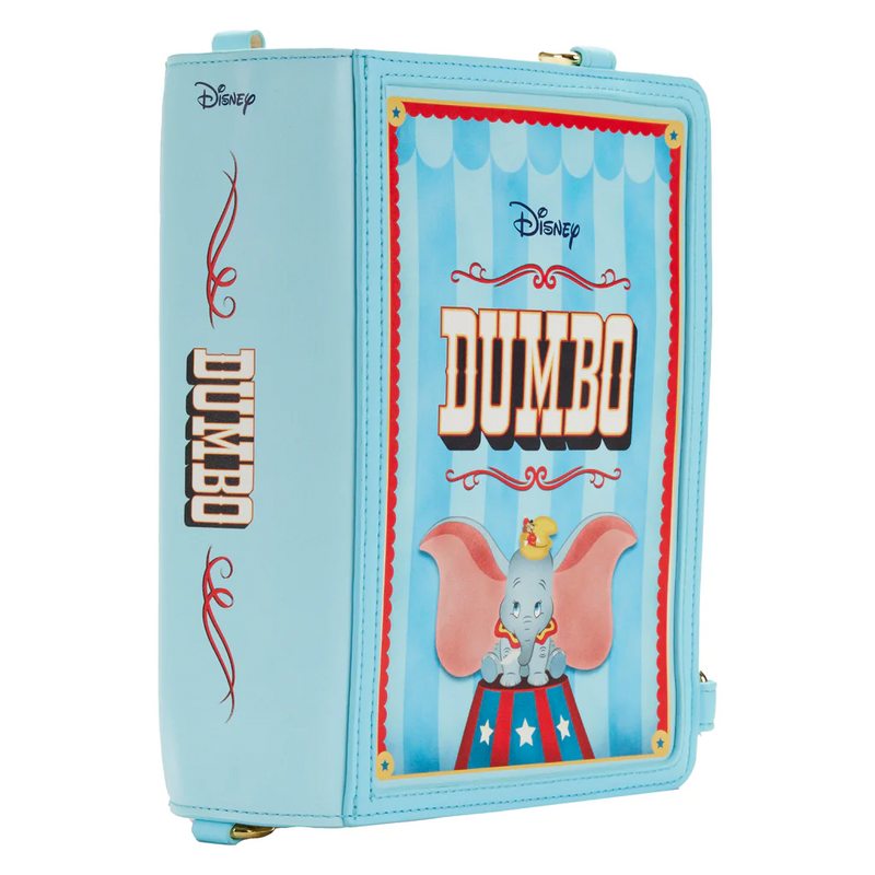 LOUNGEFLY Disney Dumbo Book Convertible Crossbody Bag