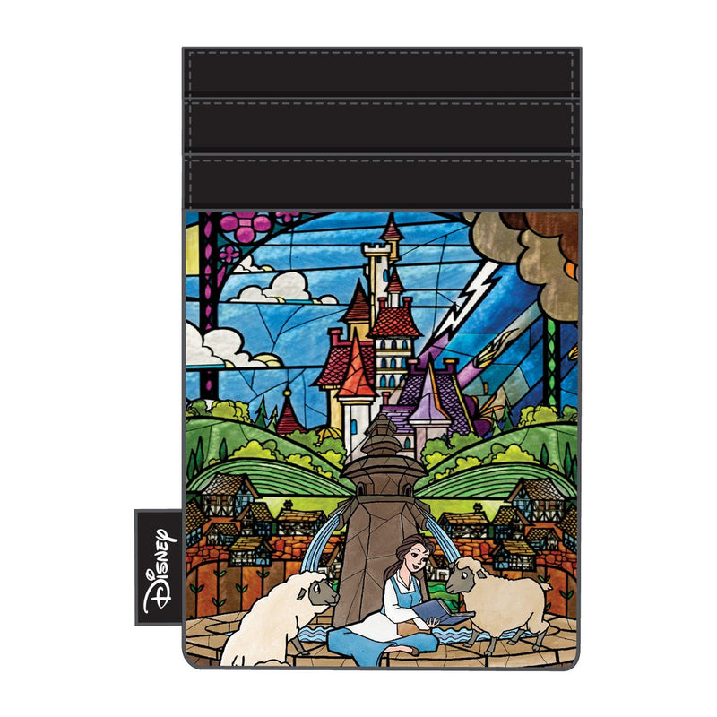 LOUNGEFLY DISNEY BEAUTY AND THE BEAST BELLE CASTLE CARD HOLDER PRE-ORDER NOV/DEC
