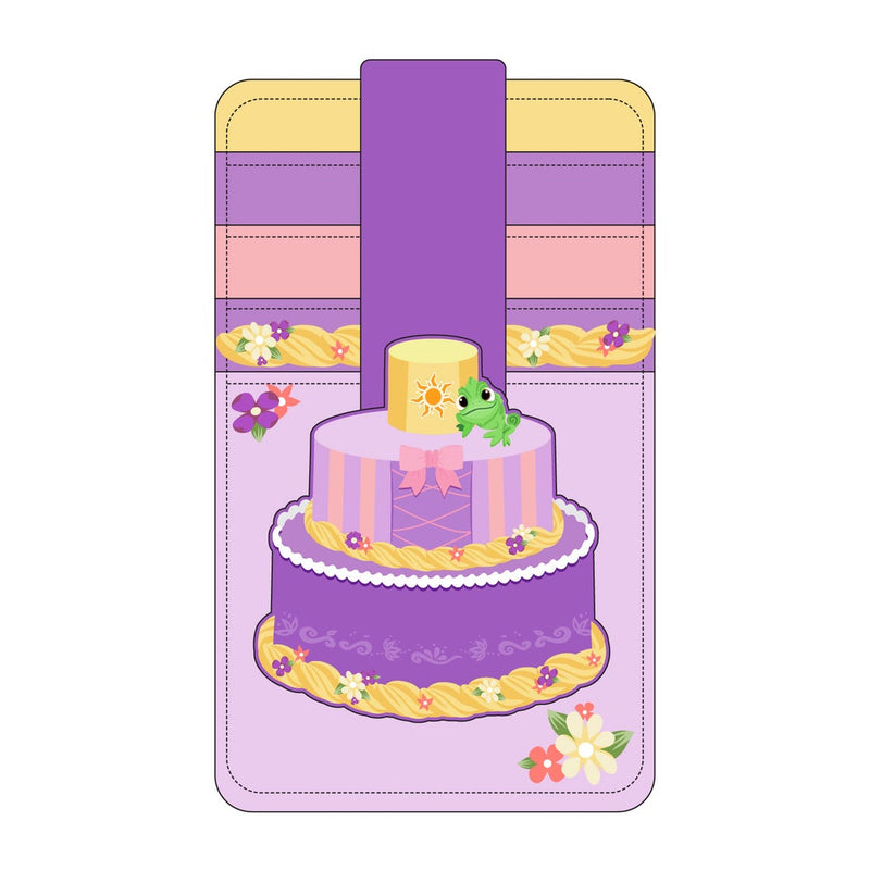 LOUNGEFLY Disney Tangled Rapunzel Cake Cosplay Card Holder PRE-ORDER FEB CATALOG