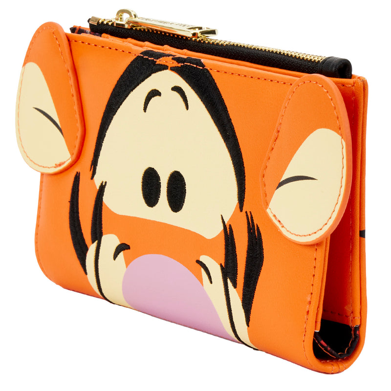 LOUNGEFLY DISNEY Winnie the Pooh Tigger Cosplay Flap Wallet