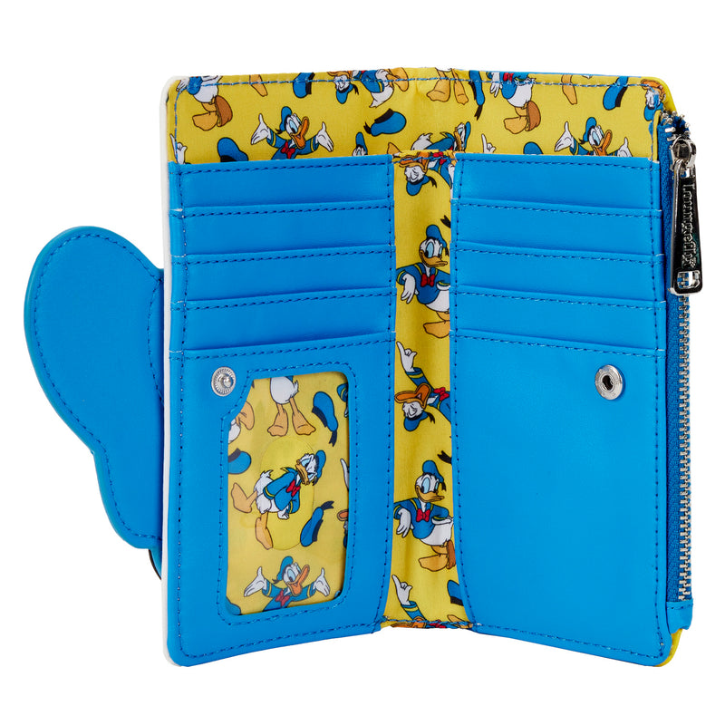 LOUNGEFLY DISNEY Donald Duck Cosplay Flap Wallet