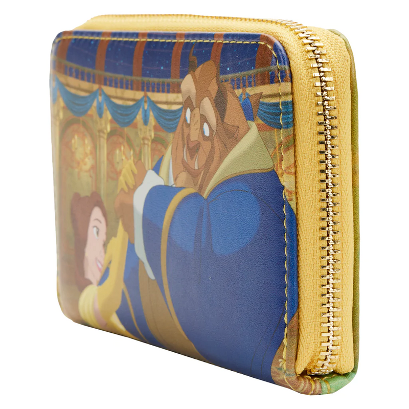 LOUNGEFLY Disney Beauty and the Beast Princess Scenes Zip Around Wallet PRE ORDER LATE SEPT