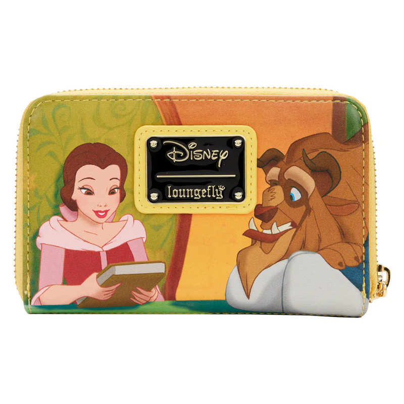 LOUNGEFLY Disney Beauty and the Beast Princess Scenes Zip Around Wallet PRE ORDER LATE SEPT
