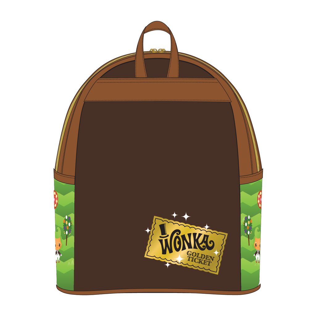 Loungefly Willy Wonka and Chocolate Factory 50th Anniversary Mini Backpack NWT Loungefly Willy Wonka and Chocolate Factory 50th Anniversary  main image 3